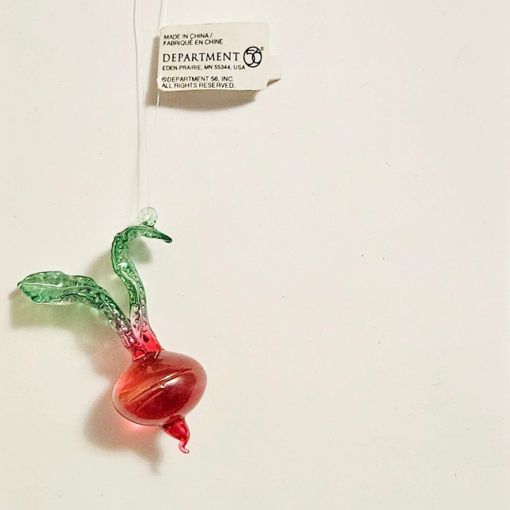 VINTAGE DEPT 56 RADISH HOLIDAY ORNAMENT